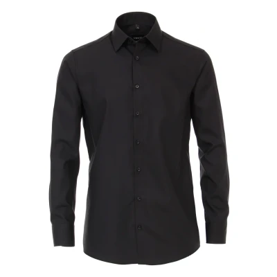 Abbildung von Venti Modern FIT Businesshemd, Herren, Größe: 40, Black