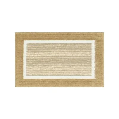 Abbildung von Badematte Maui Andiamo, Höhe 23 mm, rutschhemmend beschichtet, fußbodenheizungsgeeignet, Polyester, rechteckig, gestreift, mit Bordüre, auch als 2er Set erhältlich