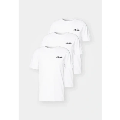 Abbildung von ellesse Herren Azzini (3 Pack) T Shirt, weiß, L