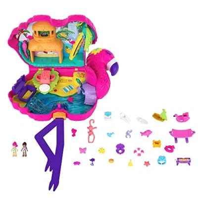 Abbildung von Polly Pocket Flamingoparty Spielset Spielzeug für Kinder, Größe: One Size, Multicolor