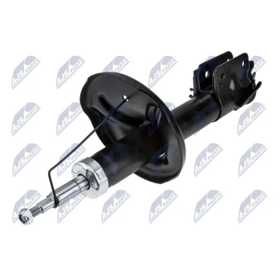 Abbildung von NTY A HY 551 Stoßdämpfer Vorderachse links Gasdruck Federbein oben Stift HYUNDAI: Santa Fe I 2.0 CRDi 4x4, 2.4 16V CRDi,