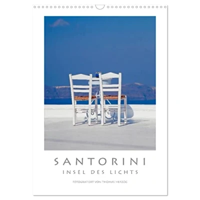 Abbildung von SANTORINI INSEL DES LICHTS (Wandkalender 2025 DIN A3 hoch), CALVENDO Monatskalender