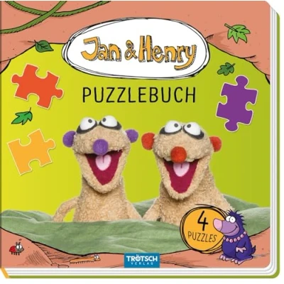 Abbildung von Trötsch Jan und Henry Puzzlebuch mit 4 Puzzle: Beschäftigungsbuch Entdeckerbuch