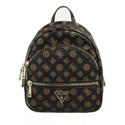 Abbildung von Guess Manhattan CITY Tagesrucksack, Damen, Größe: One Size, Mocha logo
