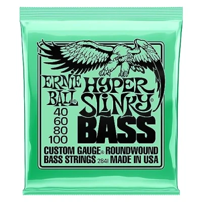 Abbildung von Ernie Ball Hyper Slinky Bass Nickel Wound E Basssaiten Stärke 40 100