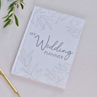Abbildung von Ginger Ray Notizbuch Hochzeitsplaner, grün, weiß