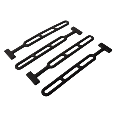 Abbildung von Verstellbarer Spanngummi 28 cm 4 Stück Anhaengershop