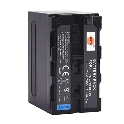 Abbildung von DSTE NP F970 Wiederaufladbarer Li Ionen Akku Kompatibel mit Sony CCD TR500, TR511E, TR512E, TR515E, TR516, TR516E, TR517, TR555, TR57