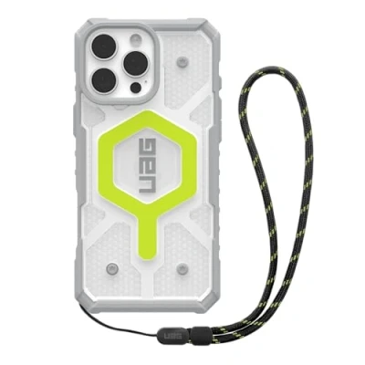Abbildung von Apple iPhone 16 Pro Max Hülle MagSafe Kunststoff UAG Backcover/Hard Case Handyhülle Gelb Shockproof/Stoßfest