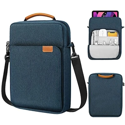 Abbildung von MoKo 9 11&quot; Tablet Tasche Hülle, Tragetasche für iPad Pro 11 M2 2022 2018/iPad 10. 10,9 2022/iPad Air 5 10,9&quot; 4 10,9/Galaxy Tab S9 2023/Galaxy S8/A8/A7 2022, Indigo
