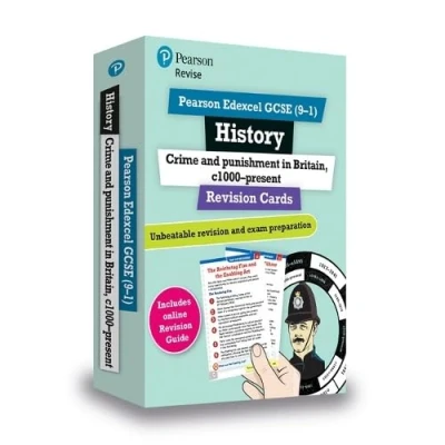 Abbildung von Revise Edexcel GCSE (9 1) History: Crime and punishment in Britain Revision Cards: with free online Guide Workbook (Pearson Revise)