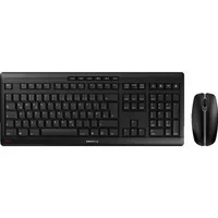 Abbildung von CHERRY STREAM DESKTOP, Kabelloses Tastatur und Maus Set, UK Layout (QWERTY), 2,4 GHz Funk, Leiser Tastenanschlag, Flache Tasten, Batteriebetrieben, Schwarz