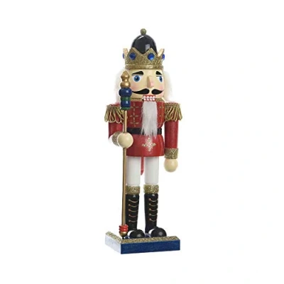 Abbildung von Nussknacker l10 b10 h25 cm ochsenblutrot Decoris
