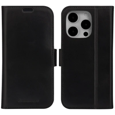 Abbildung von DBramante1928 Copenhagen Slim Apple iPhone 15 Pro Max Book Case Leder Schwarz