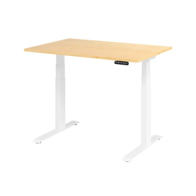 Abbildung von Hammerbacher Schreibtisch XDKB12 Ahorn/Weiß