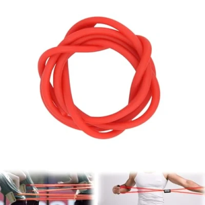 Abbildung von SKYPRO 5 m langer Naturlatexschlauch, chirurgisches Band, Gummischlauch, ID 1,7 mm Außendurchmesser, 4,5 (rot)