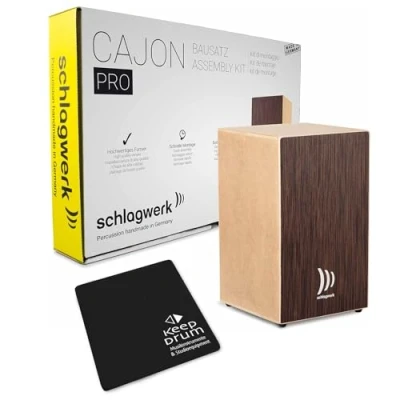 Abbildung von Schlagwerk CBA30SW Cajon Pro Wenge Bausatz + keepdrum Sitzpad