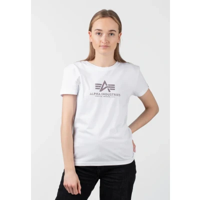 Abbildung von Alpha Industries NEW Tshirt print, Damen, Größe: Large, White