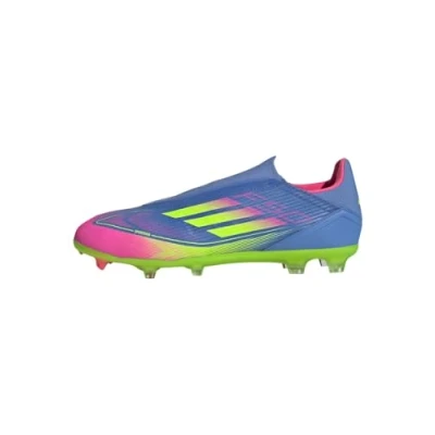 Abbildung von adidas Performance F50 League Laceless FIRM/MULTIGROUND Fußballschuhe Naturrasen, Herren, Größe: 46, Blue fusion lucid lemon pink Schuhe