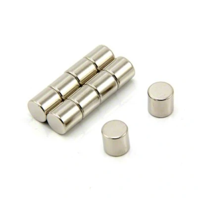 Abbildung von N42 Neodym Magnet Für Kunst, Kunsthandwerk, Modellherstellung 8mm Durchmesser x Dick 2,5kg Zug Pack von 100