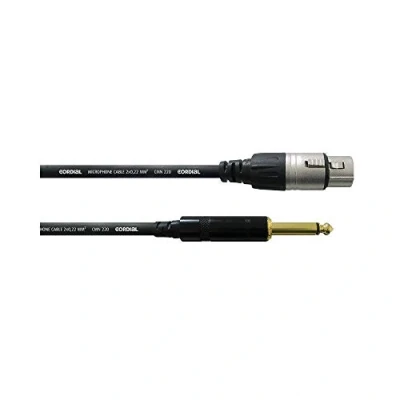 Abbildung von CORDIAL Kabel audio XLR female jack mono 7,5 m MICROPHONE Essentials Asymmetrisch Rean