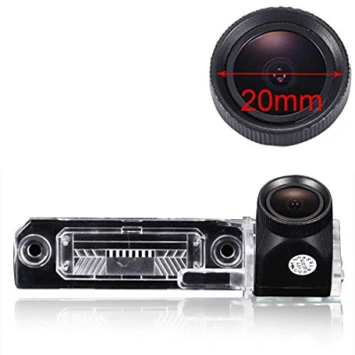 Abbildung von Neues 20mm Objektiv HD Farbe Einparkhilfe Auto Rückfahrkamera, Super Weitwinkel wasserdichte Nachtsicht Car Camera für VW Caddy B5 B6 Passat 3C 3B Jetta Sagitar Multivan T5 Golf Plus Polo