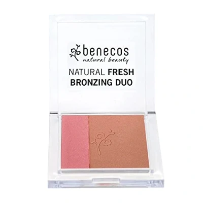Abbildung von benecos Naturkosmetik Fresh Bronzing Duo gepresst 2in1 Bronzer vegan ibiza nights