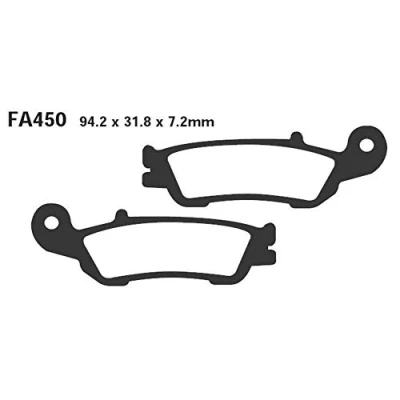 Abbildung von EBC Brakes FA450TT Bremsbelagsatz