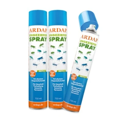 Abbildung von ARDAP Insektenspray Repell Ungezieferspray 3 x 750 ml