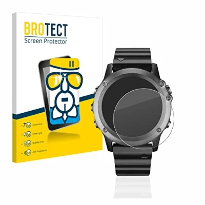 Abbildung von BROTECT Schutzglas für Garmin fenix 3/3 HR Schutzfolie Panzer Folie Glas [Extrem Kratzfest 9H, Anti Fingerprint, Ultra Transparent]