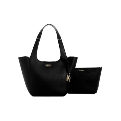 Abbildung von Guess Helina TOTE SET Handtasche, Damen, Größe: One Size, Black