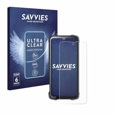 Abbildung von Savvies 6 Stück Schutzfolie für Cubot King Kong 9 Displayschutz Folie Ultra Transparent