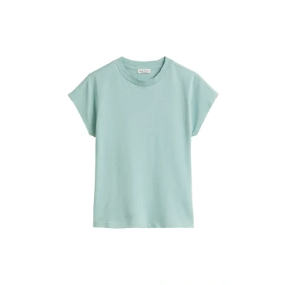 Abbildung von Marc O&#039;Polo Cuton Sleeve Tshirt basic, Damen, Größe: XXS, Pure teal
