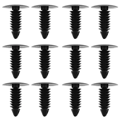 Abbildung von the Lord of Tools 100 Stück Tannenbaum Kunststoff Verkleidungsclips für 7,5 mm Loch, Auto Halterung, Clips, Stoßstangen, Kotflügelnieten, Befestigungen, 17,5 Kopf, 22,5 Höhe