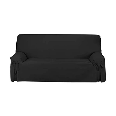 Abbildung von Martina Home Sofabezug Schleifen Turia 4 Sitzer, Schwarz