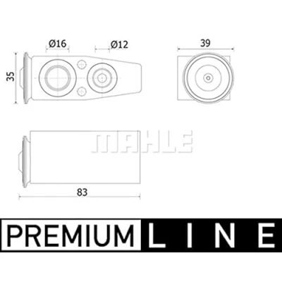 Abbildung von MAHLE ORIGINAL AVE 142 000P Expansionsventil