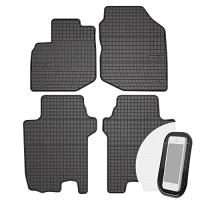Abbildung von Gummimatten Auto Fußmatten Gummi Automatten Passgenau 4 teilig Set passend für Honda Jazz 3 III GE 2008 2013