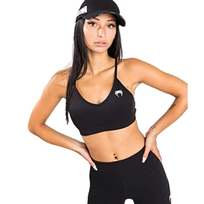 Abbildung von Venum Essential LOW Impact Sportbh mit leichter Stützkraft, Damen, Größe: XS, Black