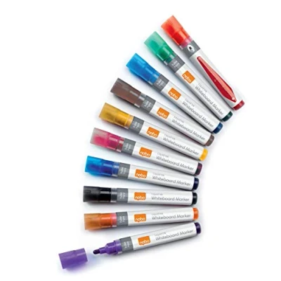 Abbildung von Nobo Boardmarker Liquid Ink Rundspitze VE=10 Stück sortiert