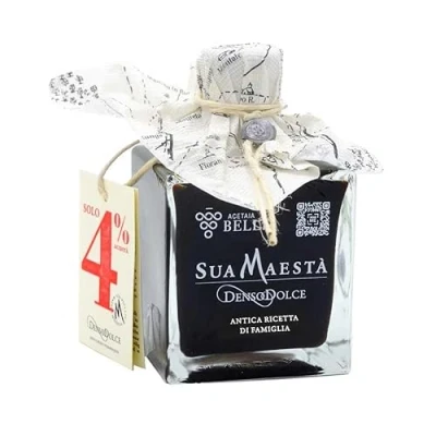 Abbildung von Zubereitung mit Balsamico Essig aus Modena Sua Maestà Denso Dolce IGP in Barrique gereift 250 ml