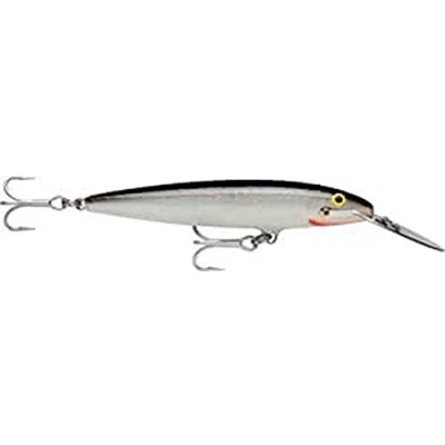 Abbildung von Rapala Countdown Magnum Angelköder Angelzubehör mit Abachiholz Konstruktion Salzwasser Spinnköder Lauftiefe 3.6 4.2m Fischköder 9cm, 17g Hergestellt in Estland Silver