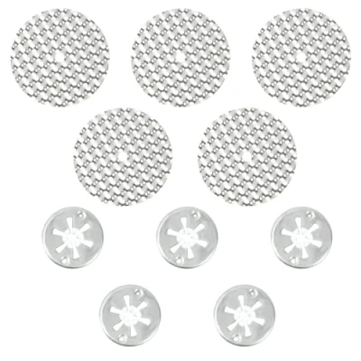 Abbildung von Nivofu 5 Sets Hitzeschutzplatte Reparatursatz für Auto, 30mm Klemmscheiben Hitzeschutzblech, 52mm Reparaturbleche, Hitzeschild Schutzplatten Reparatursatz, Kompatibel mit N90335004 N90335006