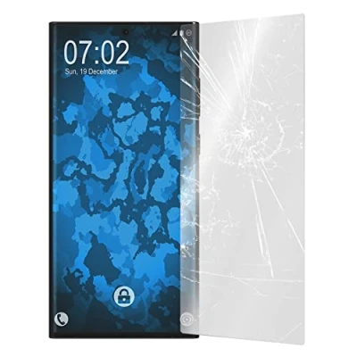 Abbildung von PhoneNatic 3er Pack Glas Folie klar kompatibel mit Samsung Galaxy S23 Ultra Schutzfolie für