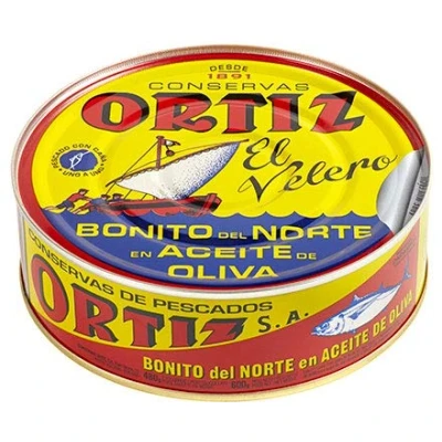 Abbildung von Ortiz Bonito del Norte weißer Thunfisch in Olivenöl 600 gr.