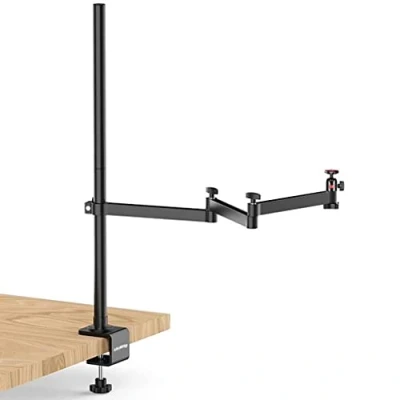 Abbildung von Ulanzi Verstellbarer Schreibtischständer mit Tischklemme für Kamera oder Lampe 1 Arm