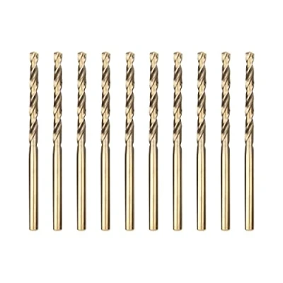 Abbildung von Meccion HSS Metallbohrer Professional Geschliffen Kobalt 10pcs 3.0mm Spiralbohrer fur Edelstahl und Metall