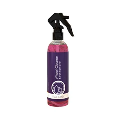 Abbildung von Nanolex Wheel Cleaner &amp; Iron Remover, Felgenreiniger Flugrostentferner, Felgenpflege für Stahlfelgen Alufelgen, 200 ml
