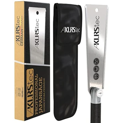 Abbildung von KLRStec Japansäge 240mm Ryoba Feinsäge, optimal für Holz und Kunstoffarbeiten