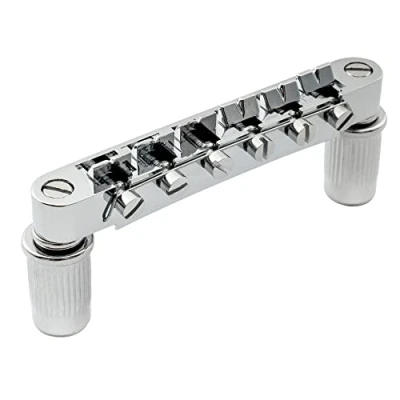 Abbildung von Musiclily 52mm Tune O Matic Steg für Epiphone Les Paul SG style E Gitarre, Chrome