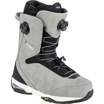 Abbildung von Nitro Herren Chase Dual Boa, All Mountain Freeride Freestyle Premium Boot Snowboardboot, Stone, MP 32.5 // EU 48 2/3 US 14,5